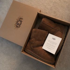 NEW IN BOX UGG CHESTNUT SHORT CLASSIC